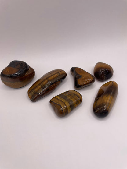 Tiger's Eye Tumbled Stone