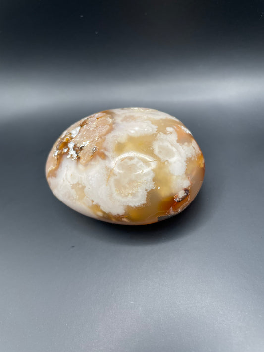 Flower Agate Palm Stone no. 6