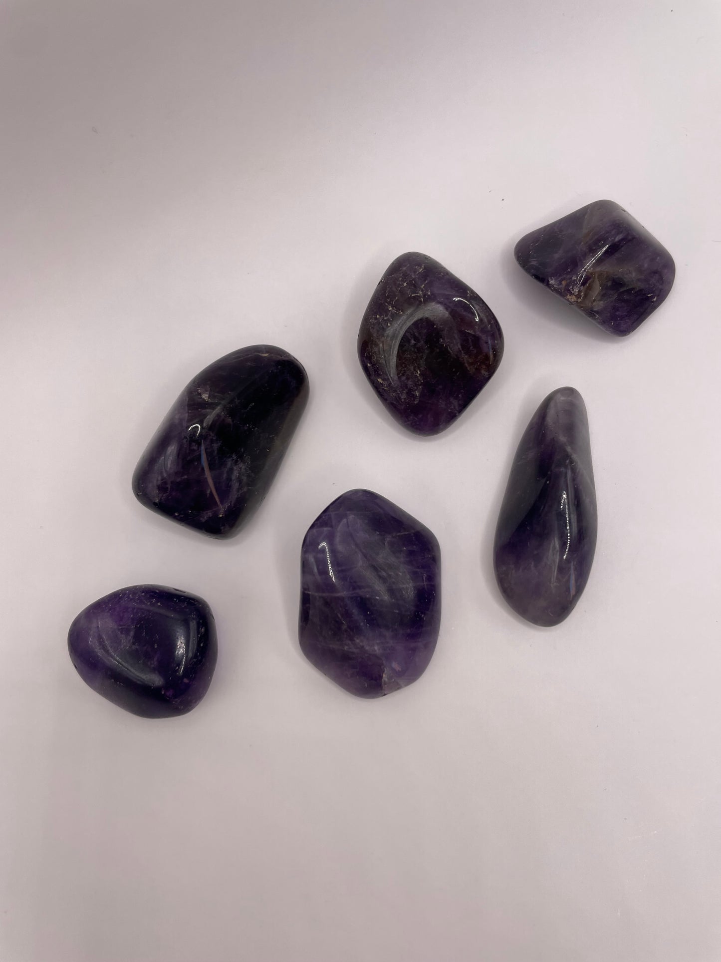 Dark Amethyst Tumbled Stone