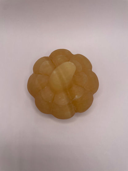 Witching Hour Treasures: Yellow Calcite Pumpkin