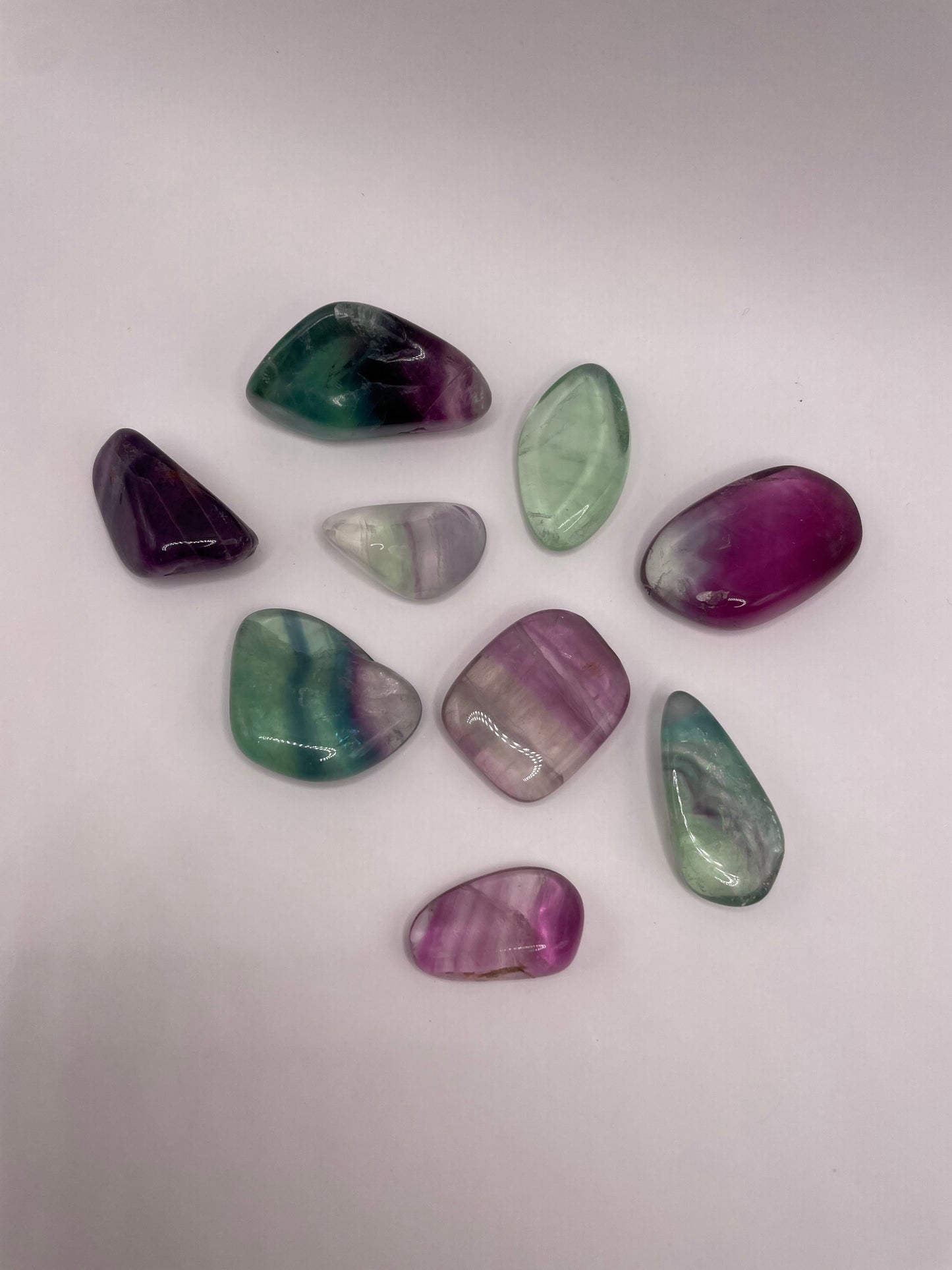Rainbow Fluorite Tumbled Stone