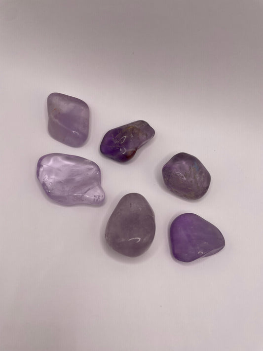 Light Amethyst Tumbled Stones