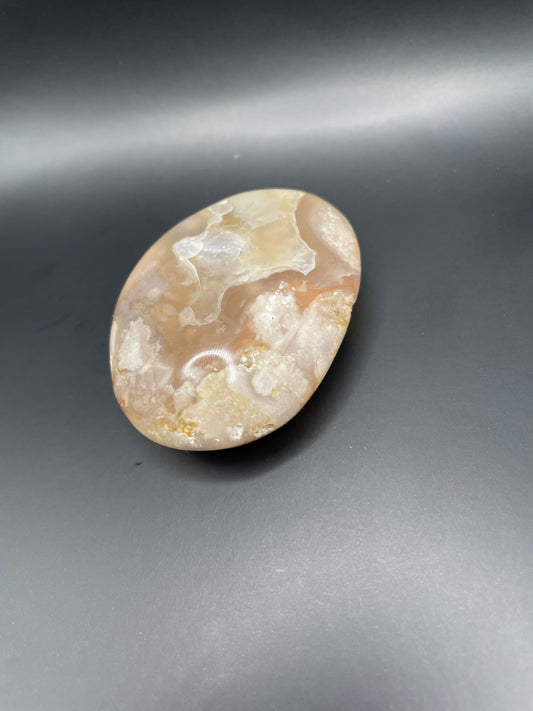 Flower Agate Palm Stone no. 5