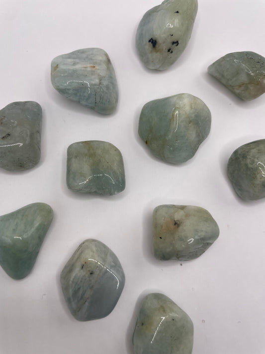 Medium Tumbled Aquamarine Crystal