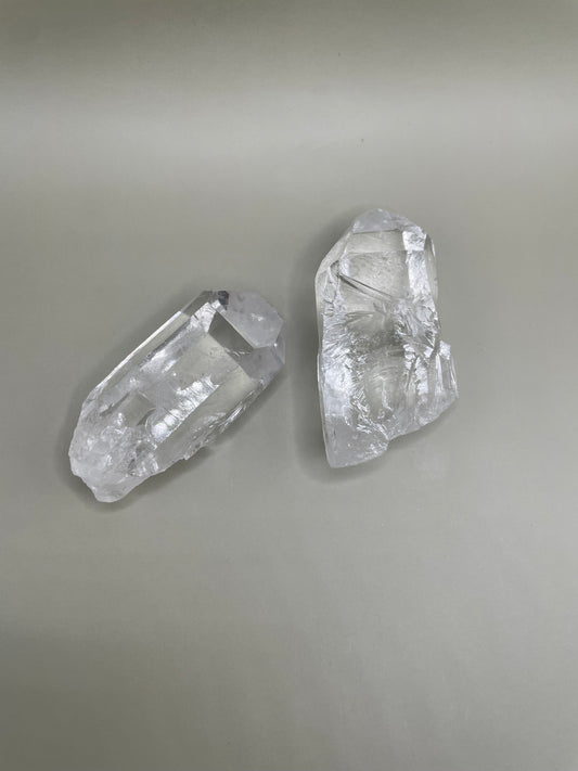 Raw Clear Quartz Point in M