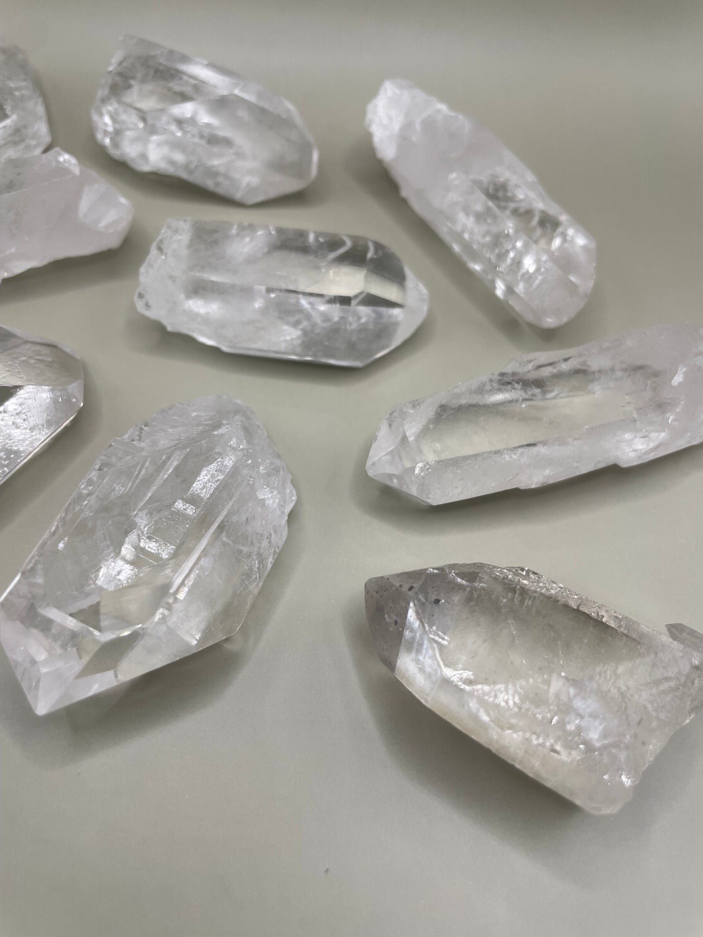 Raw Clear Quartz Point in S