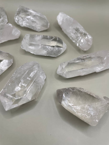 Raw Clear Quartz Point in S