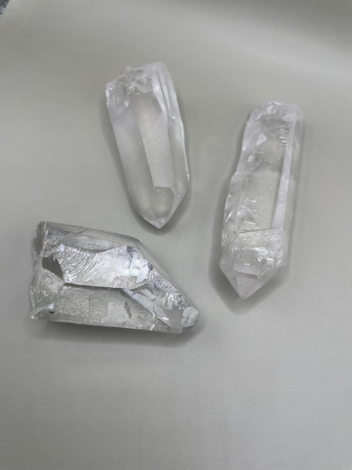 Raw Clear Quartz Point in L