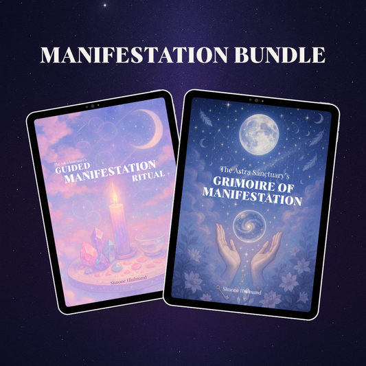 MANIFESTATION BUNDLE Digital Download (Grimoire + Guided Ritual)
