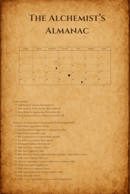 The Alchemy Journal November 2025 Edition