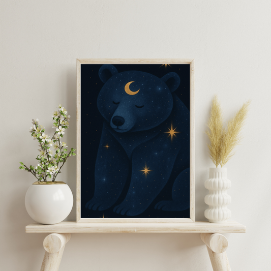Celestial Bear Digital Print