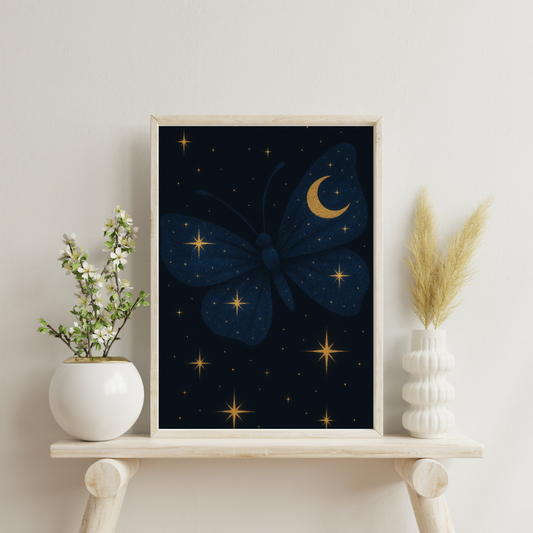 Celestial Butterfly Digital Print