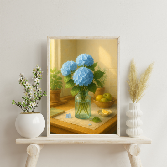 Celestial Wonders Flowers - Earth Digital Print