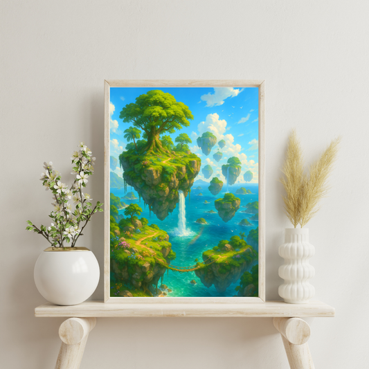 Celestial Wonders Landscapes - Earth Digital Print