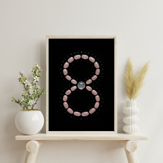 Crystal Grids - Infinity Loop (Love & Continuity) Digital Print
