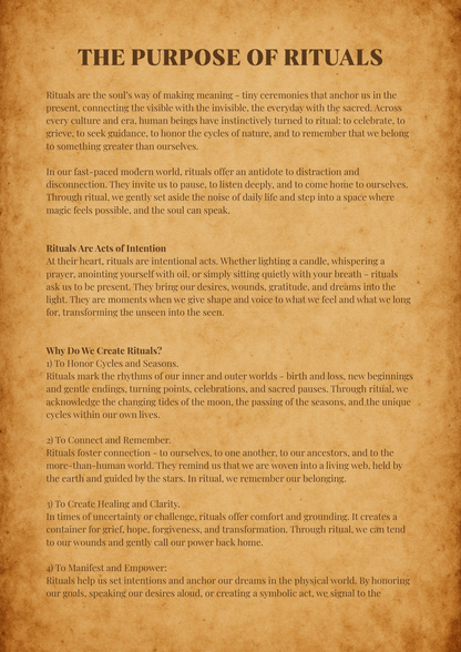 The Astra Sanctuary's Ritual Guide