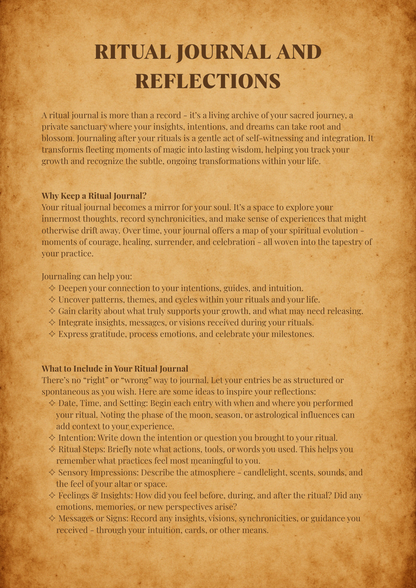 The Astra Sanctuary's Ritual Guide