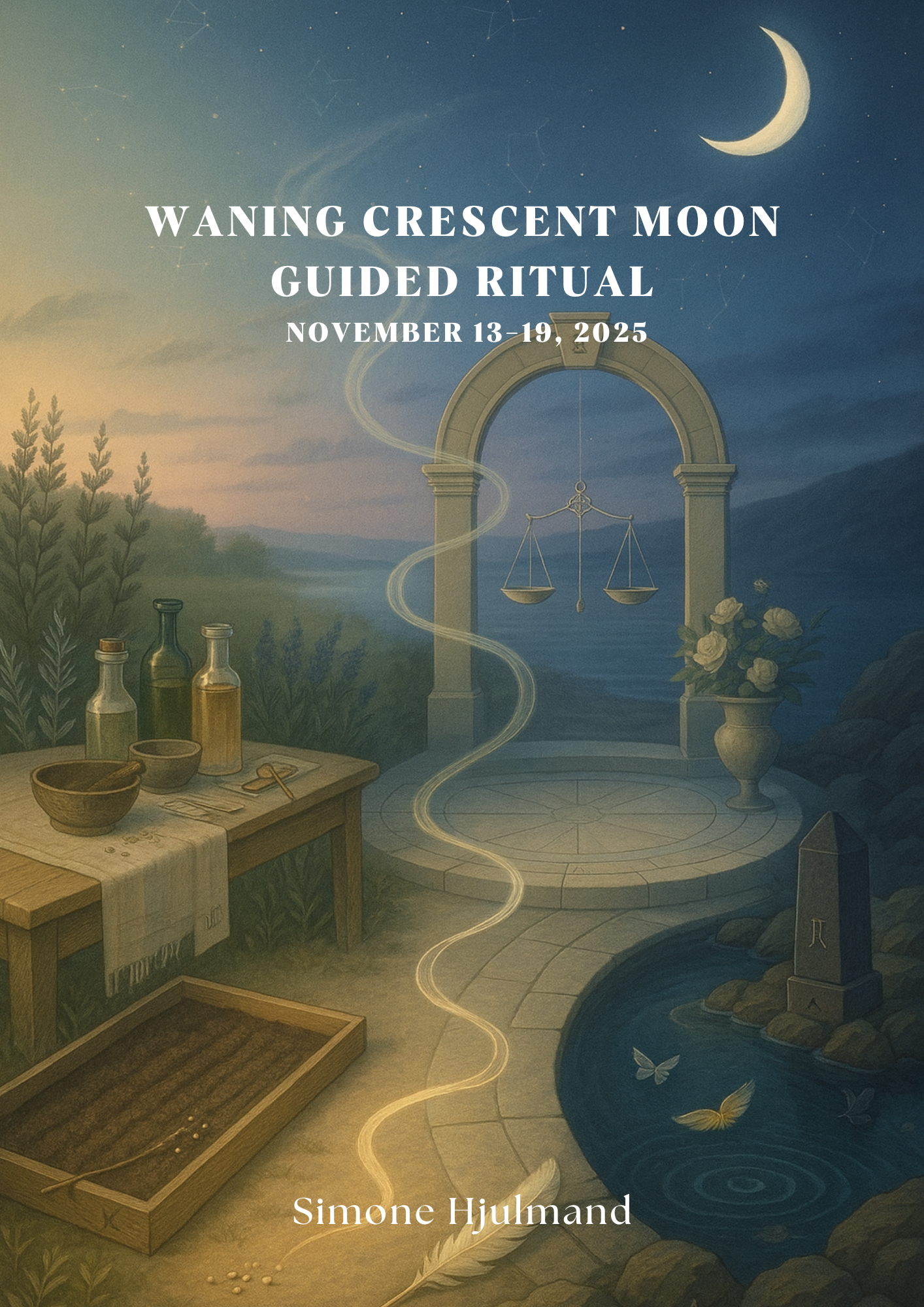 Waning Crescent Moon in Virgo to Libra to Scorpio (November 13–19, 2025) Guided Ritual