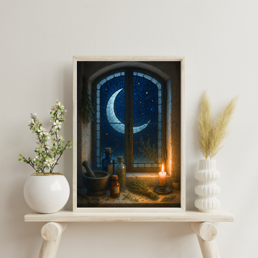 Witch's Home - Apothecary Digital Print