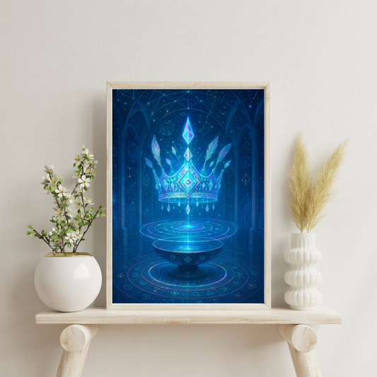 Astrological Houses Crowns - 11th House Digital Print