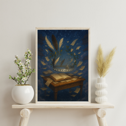 Astrological Houses Crowns - 3rd House Digital Print