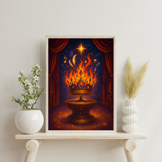 Astrological Houses Crowns - 5th House Digital Print