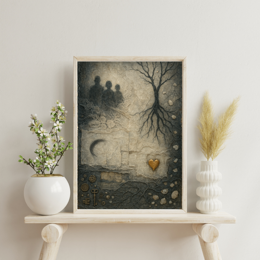 Astrological Houses Echoes - 4th House Digital Print