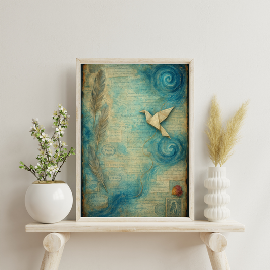 Astrological Houses Echoes - 9th House Digital Print