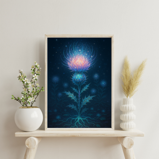 Astrological Houses Fantasy Plants - 11th House Digital Print