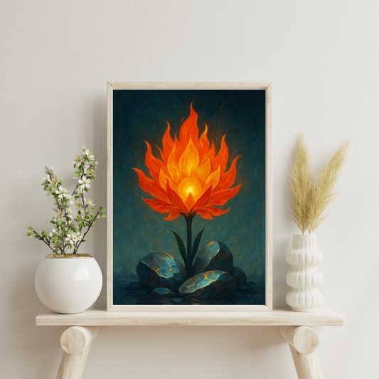 Astrological Houses Fantasy Plants - 1st House Digital Print