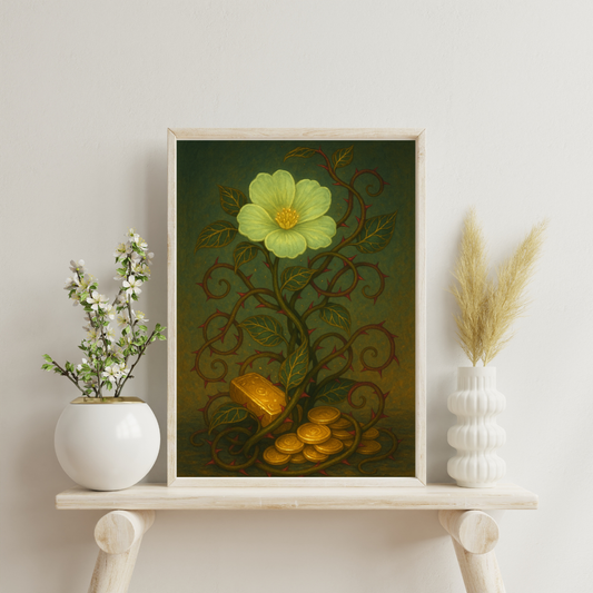 Astrological Houses Fantasy Plants - 2nd House Digital Print