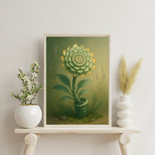 Astrological Houses Fantasy Plants - 6th House Digital Print