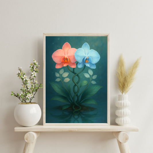 Astrological Houses Fantasy Plants - 7th House Digital Print