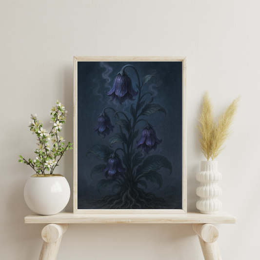 Astrological Houses Fantasy Plants - 8th House Digital Print