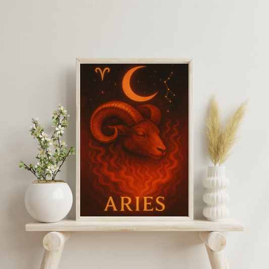 Arcana of the Zodiac - Aries Digital Print