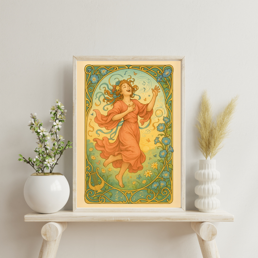 Art Nouveau Archetypes - The Muse Digital Print