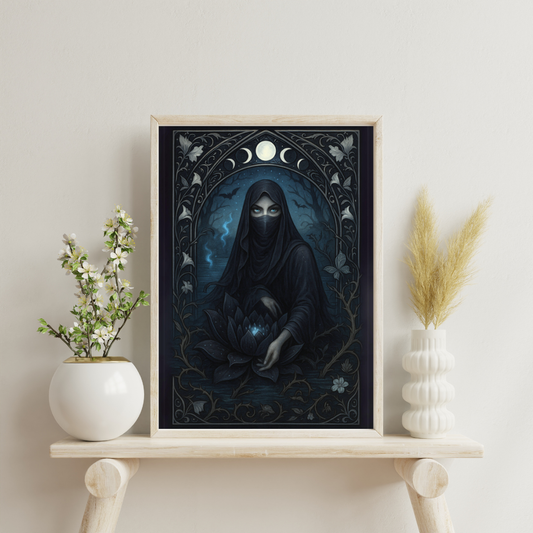 Art Nouveau Archetypes - The Shadow Digital Print