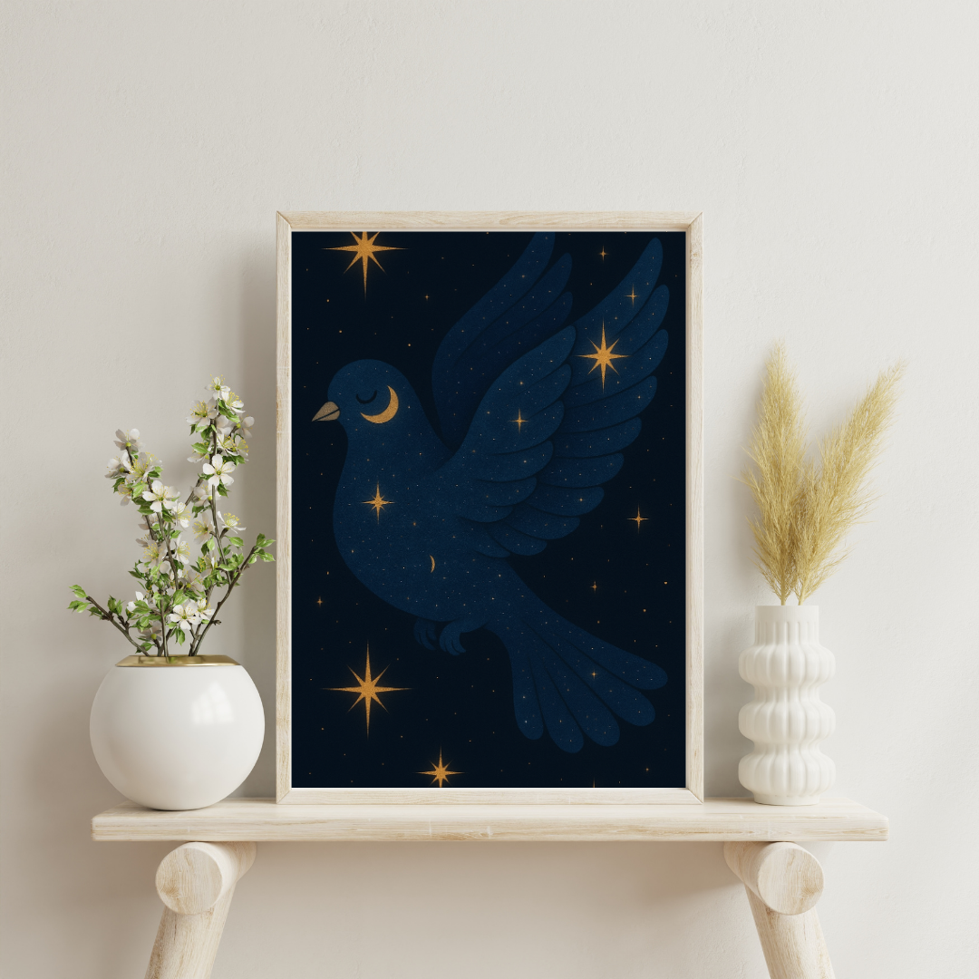 Celestial Dove Digital Print