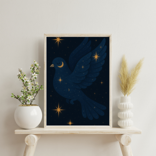 Celestial Dove Digital Print