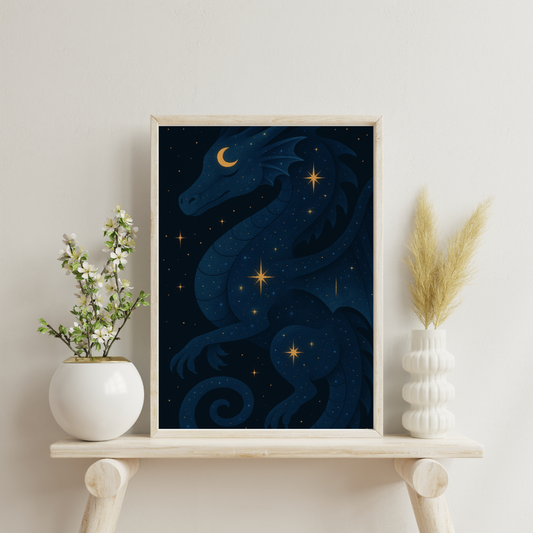 Celestial Dragon Digital Print