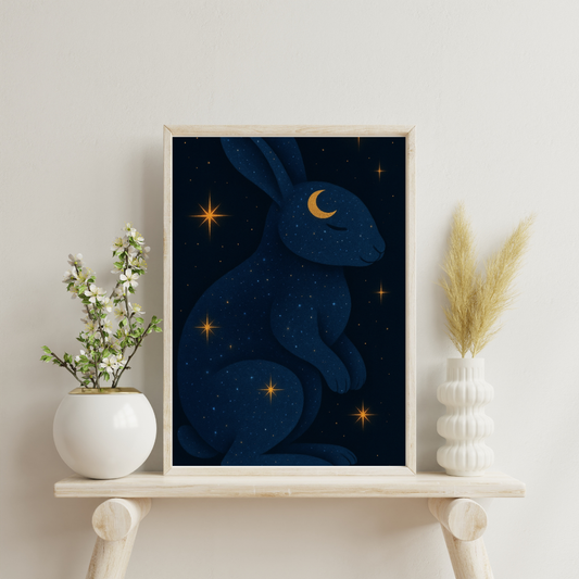 Celestial Rabbit Digital Print