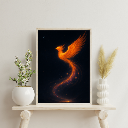 Celestial Rebirth - Flight through the Void Sea Digital Print