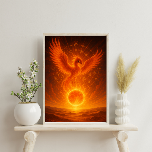 Celestial Rebirth - The Solar Ascendant Digital Print