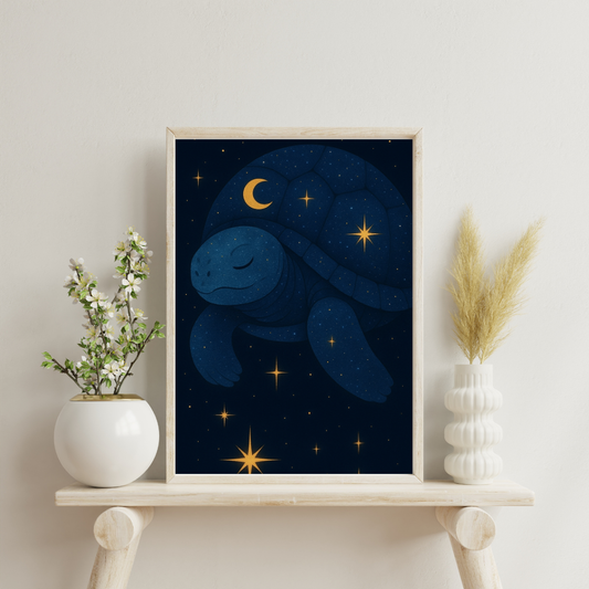 Celestial Turtle Digital Print