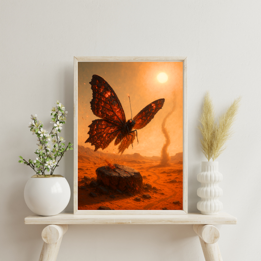 Celestial Wonders Butterflies - Mars Digital Print