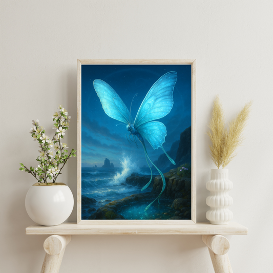 Celestial Wonders Butterflies - Neptune Digital Print