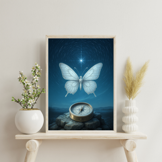 Celestial Wonders Butterflies - North Star Digital Print