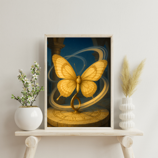 Celestial Wonders Butterflies - Saturn Digital Print