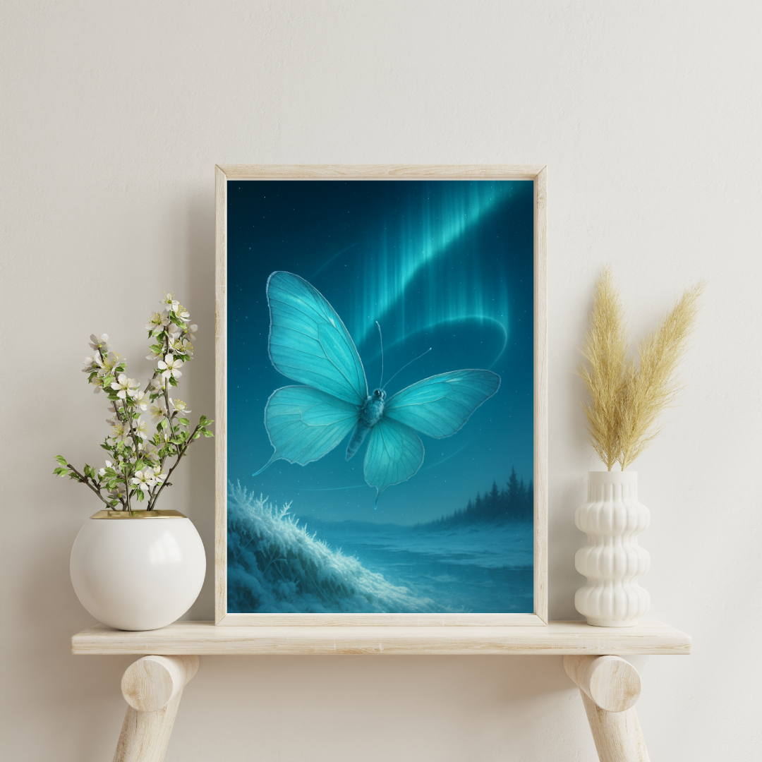 Celestial Wonders Butterflies - Uranus Digital Print