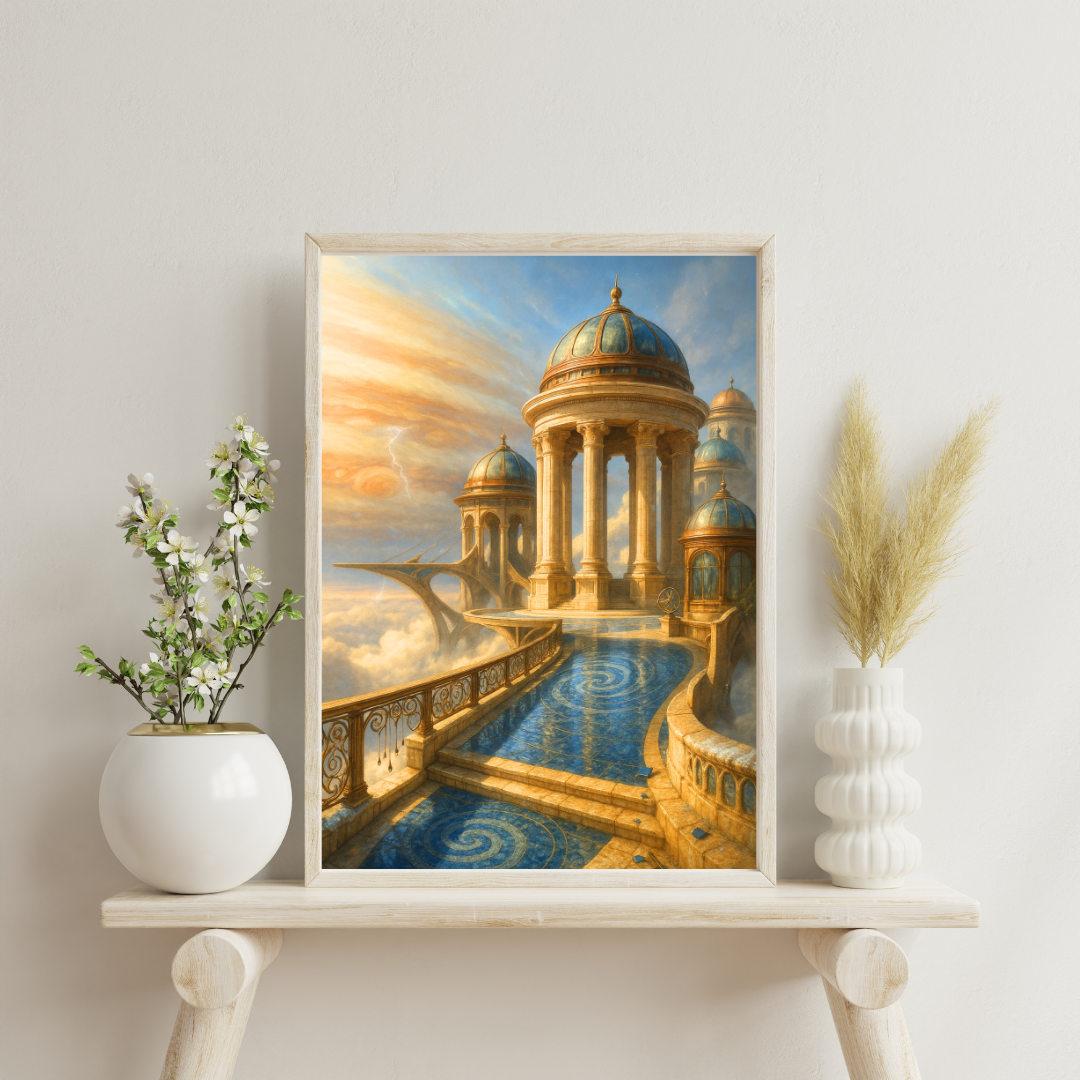 Celestial Wonders Castles - Jupiter Digital Print